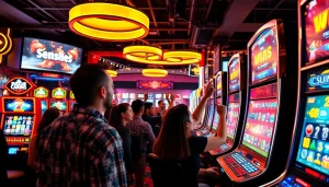 Petani toto bermain di mesin slot online dengan keceriaan dan kemenangan yang meriah.