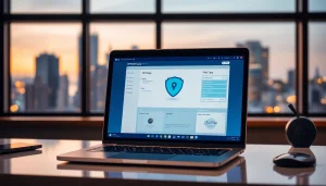 Download free vpn download for Windows 11 with secure installation steps shown on a laptop screen.