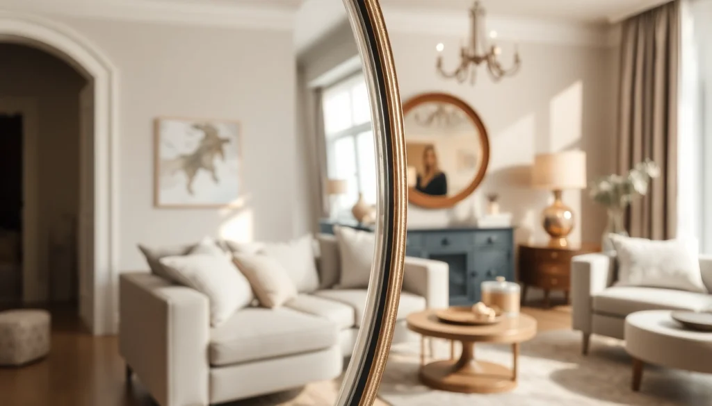 Admire unique handmade mirrors at https://merithome.co.uk, artfully displayed in a modern home setting.
