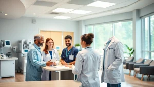 Healthcare professionals collaborating in a serene clinic environment at https://www.medexdtc.com.