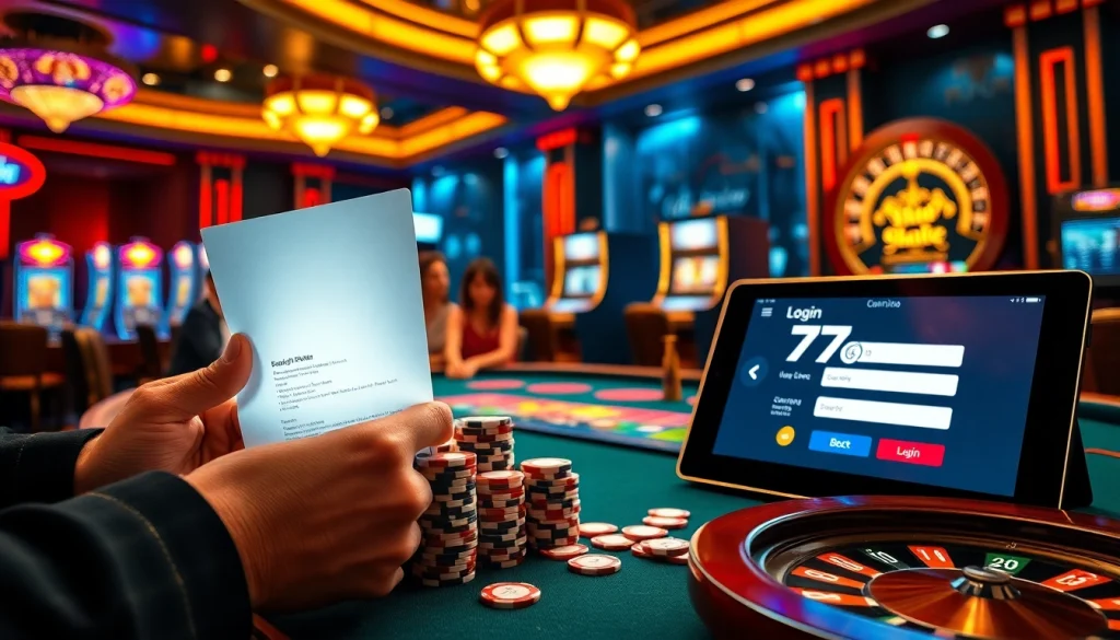 Experience the thrill of a casino with 777g Login, vibrant poker action, and colorful slot machines.