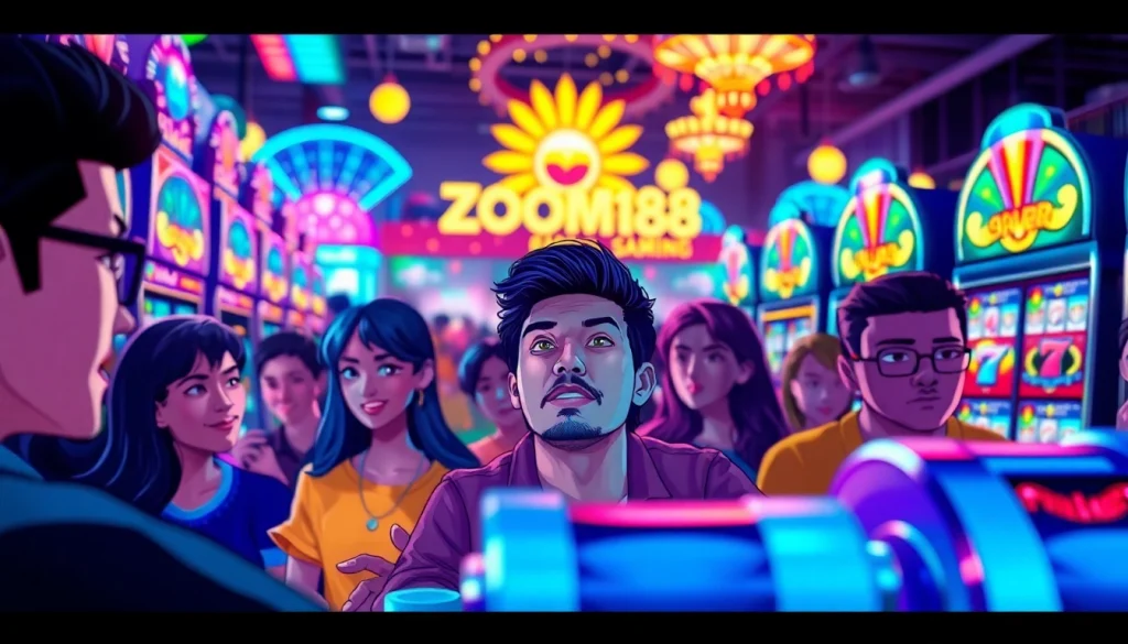 Menangkan jackpot pada zoom188 di lingkungan bermain game online yang penuh warna.