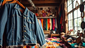 Shop unique vintage clothing items at https://thrift-vintage.com with eye-catching textures and colors.