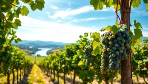 Experience the beauty of Clarksburg, CA, with lush vineyards against a serene river backdrop.