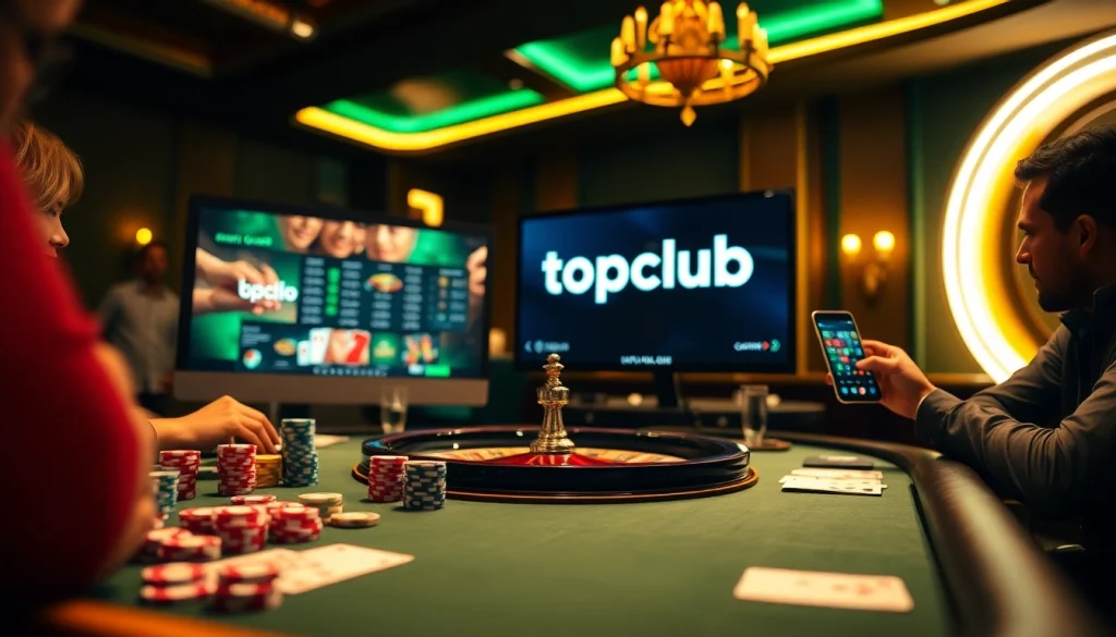 Watch seasoned gamblers strategize their next move at the luxurious https://topclub.site/ online casino table.