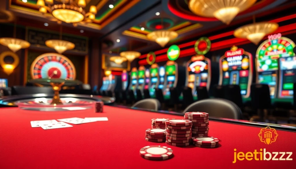 Experience thrilling gameplay at Jeetbuzz ক্যাসিনো with vibrant tables and lively atmosphere.