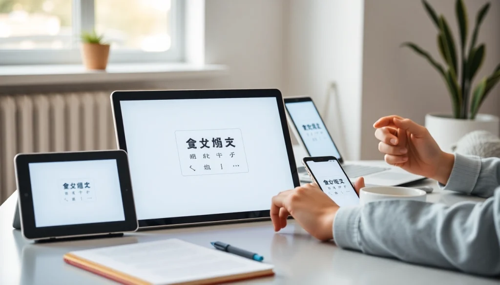 Sogou Pinyin Input Method interface displayed across devices, showcasing seamless user experience.