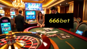 Experience the thrill of gaming with 6666bet Login as players engage at a vibrant casino.