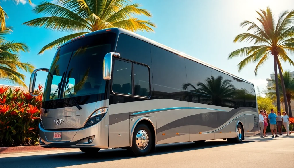 Experience comfortable travel with https://miamicharterbus.com premium charter bus in sunny Miami.
