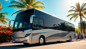 Experience comfortable travel with https://miamicharterbus.com premium charter bus in sunny Miami.