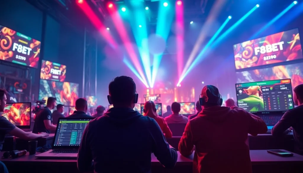 Esports betting excitement at F8BET online platform with dynamic gaming interface.
