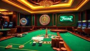 Experience the thrill of tải 789club with an exciting online gambling scene featuring casino tables and vibrant gameplay.