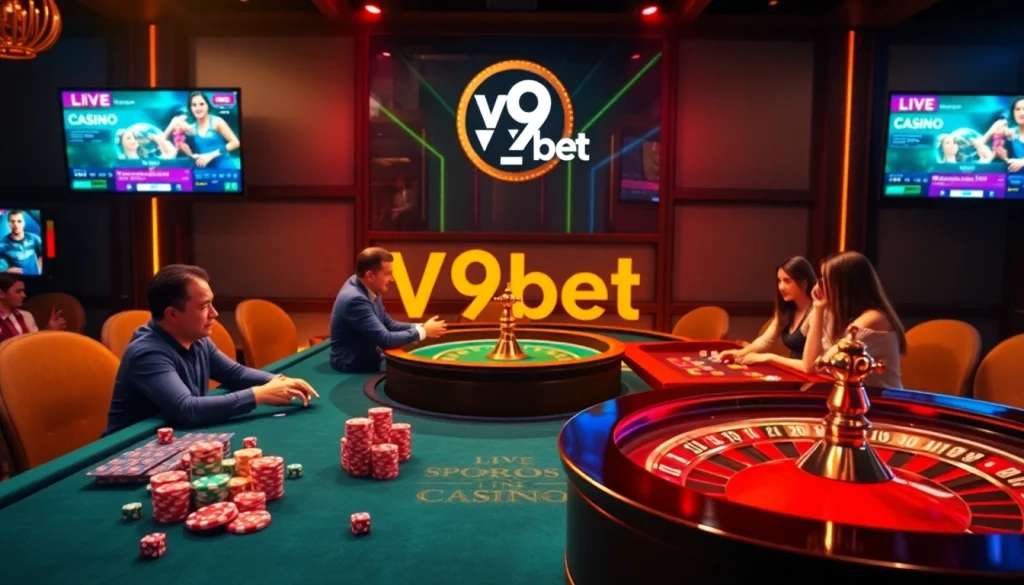 Experience excitement at V9bet's thrilling casino with engaging games and high-stakes betting.