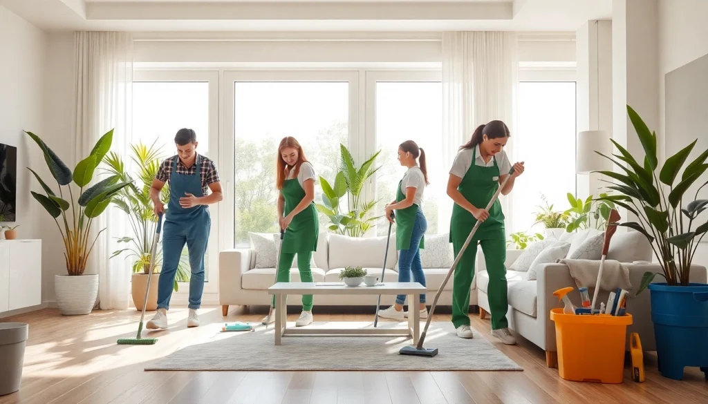 Providing a quality Cleaning service in a bright residential living room environment.