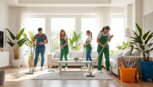 Providing a quality Cleaning service in a bright residential living room environment.