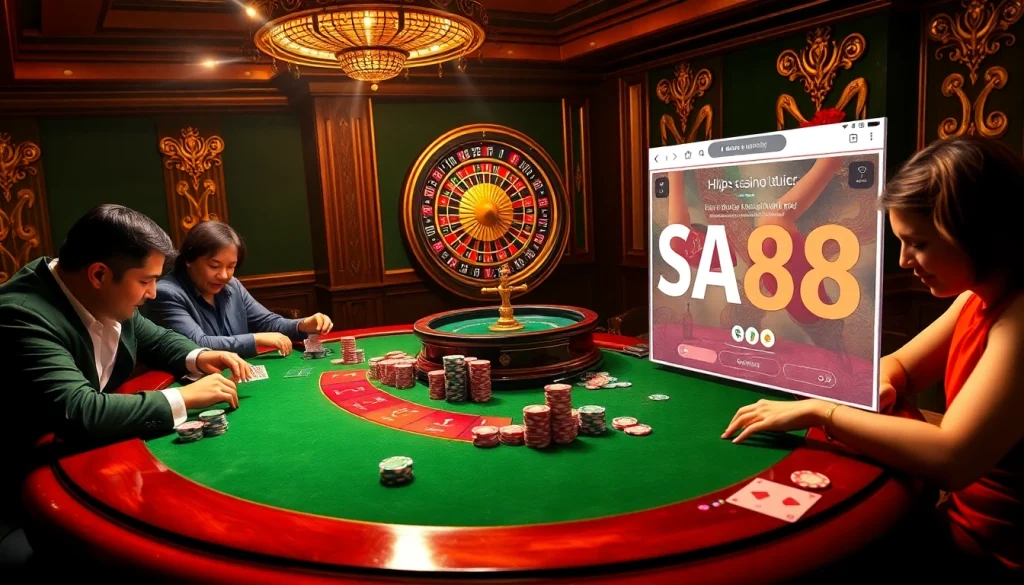 Experience high-stakes poker excitement at https://sa88.it.com/ with a luxurious casino ambiance and players focused on winning.