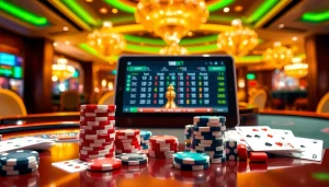 Experience thrilling gameplay at 188BET with a vibrant casino table and exciting betting action.