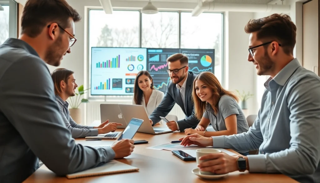 Optimizing digital strategies with SEO Agentur mit KI through collaborative teamwork.