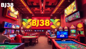 Exciting gaming atmosphere showcasing BJ38 online betting with vibrant 3D graphics.