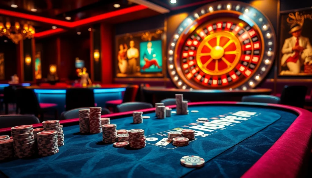 Playing rebahin film-themed poker in a luxurious casino ambiance.