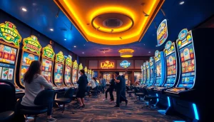 LAGAGAME77 showcases vibrant online gaming with dynamic slots and exciting atmosphere.