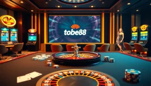 Experience the excitement of nhà cái tobet88 with immersive casino gaming visuals.