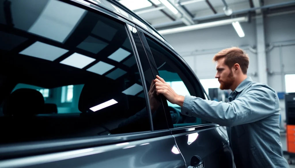 Apply window tint near me for enhanced privacy and UV protection in vehicles.