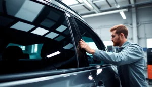 Apply window tint near me for enhanced privacy and UV protection in vehicles.