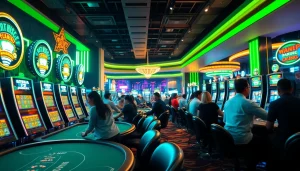 Experience the excitement of the best csgo gambling sites in a lively casino setting with vibrant atmosphere.