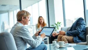 Deposit 1k untuk investasi dengan penasihat keuangan yang memberikan penjelasan.