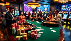 Tham gia trải nghiệm chơi đầy hồi hộp tại https://luck8.com với vòng quay roulette sống động và các chip poker.