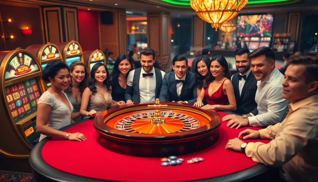 Celebrate winning moments at oxplay with vibrant casino tables and exciting slot machines.