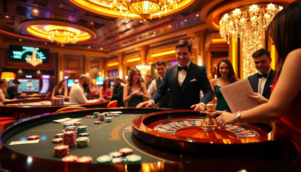 Experience the thrill of the hidden wiki dark web at a luxurious casino with excited players and vibrant gameplay.