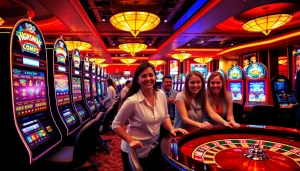 Spelers genieten bij https://casinodaily.nl met diverse gokkasten en roulette, creëert een energieke ambiance.