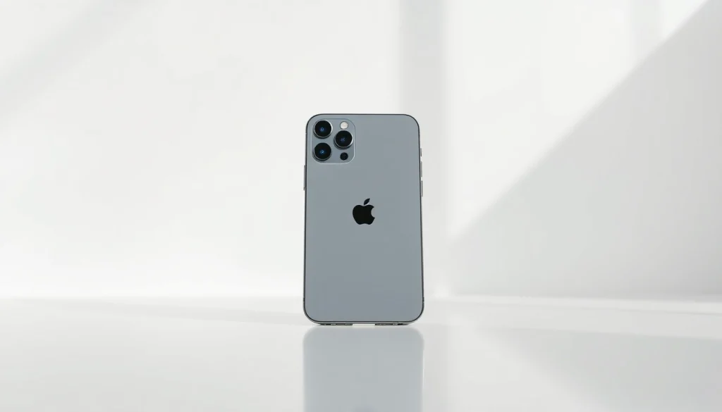 Admiring the design of the iPhone 15 Pro Max 256GB en su superficie elegante.