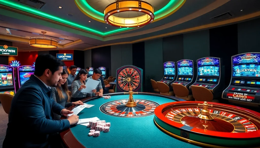 Experience unforgettable moments at LUCKYWIN casino with vibrant tables and exciting games.
