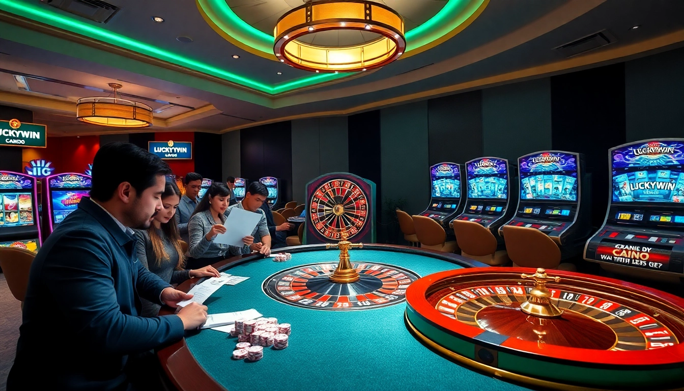 Experience unforgettable moments at LUCKYWIN casino with vibrant tables and exciting games.