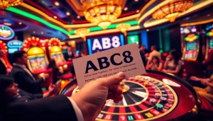 Experience the excitement of gambling at ABC8 with vibrant casino slots and exhilarating roulette action.