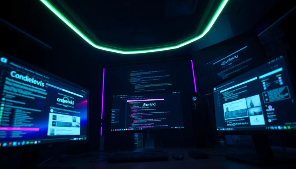 The hidden wiki 1 interface showcasing .onion websites in a dark web setting.