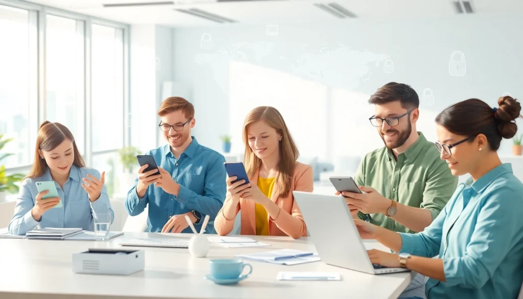 用户在多种设备上使用快连 VPN，享受安全的在线隐私。