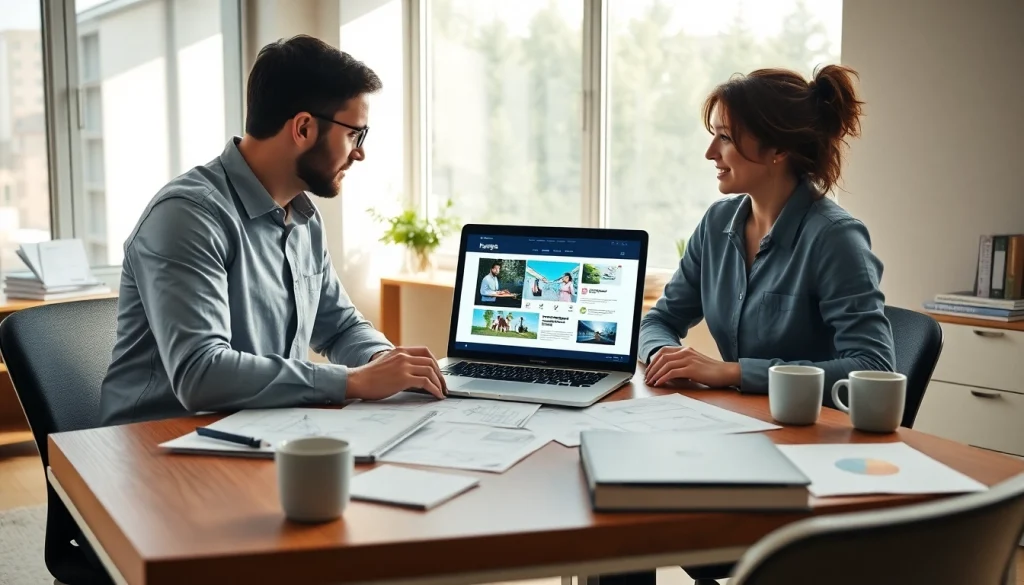 Engaging web design essex for small business in a creative collaboration scene.