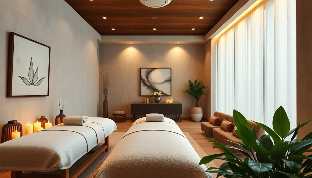 따뜻한 조명과 차분한 색상이 어우러진 편안한 스파 환경에서 부산마사지로 휴식을 경험하세요.