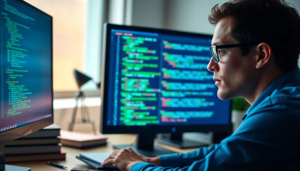 Analyze meta tags in a professional digital workspace with a focused individual.