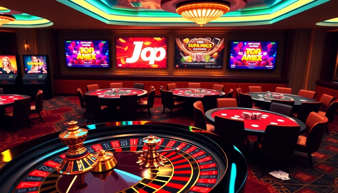 Experience thrilling action at Jogoluck with vibrant casino tables and engaging games.