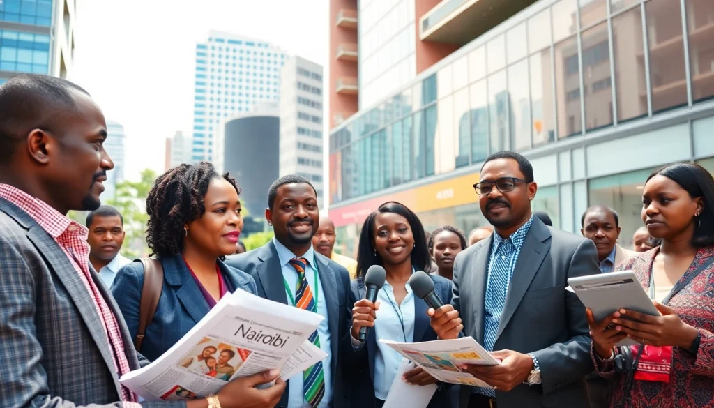 Catch the latest Kenya News Today with journalists capturing vibrant city life in Nairobi.