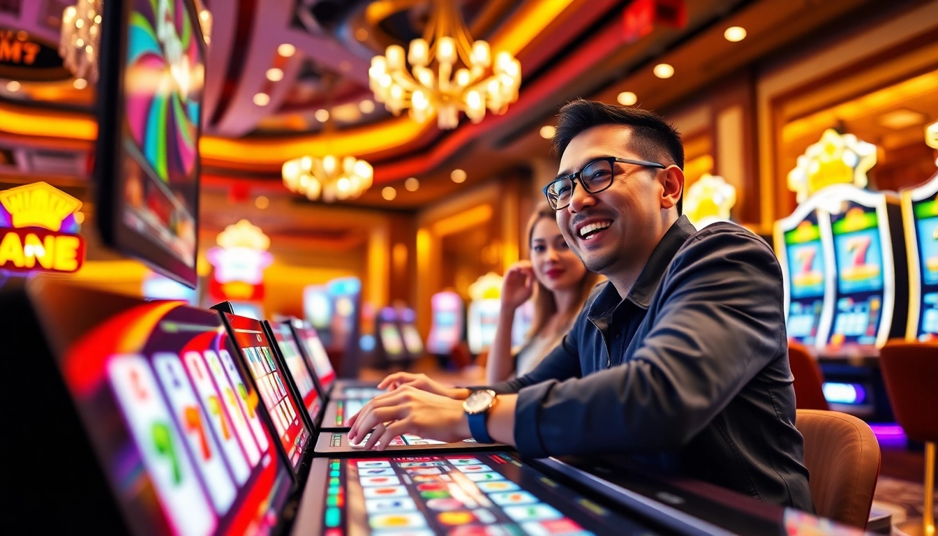 Engaging scene showcasing an Online casino Uk gaming table filled with vibrant colors and energetic atmosphere.