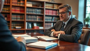 Engaging conversation with an Asheville criminal defense lawyer providing expert legal counsel.