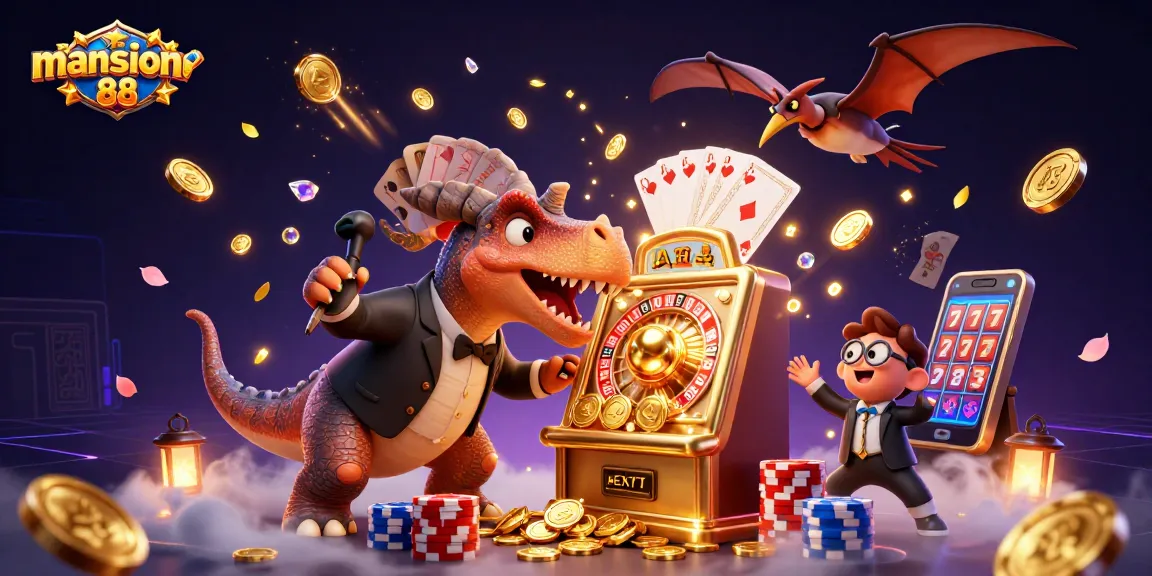 mansion88 attracts players with a thrilling scene of jackpot wins and stunning casino elements.