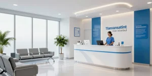 Hair transplant Istanbul at a modern health clinic emphasizing patient care and expertise in medical services.