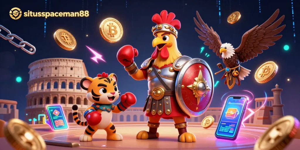 Experience the thrilling excitement of situs spaceman88 slots with vibrant 3D elements and action